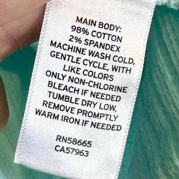 NWT BP by Nordstrom Textured Henley Tank Top in Teal Paradise - 3X - Picture 4 of 6